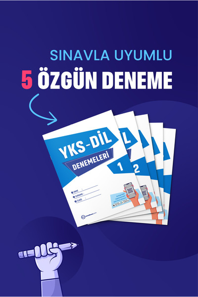 RH Pozitif Yayınları Yksdil / Ydt Deneme Seti 1 - Optik Form - Açıklamalı Çözümler - Sınavla Uyumlu