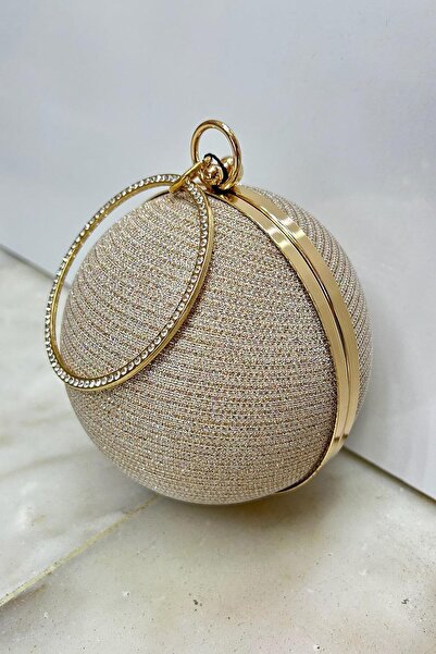 Bikini Mayokini Dünyası حقيبة سلسلة بيرلي لوكسوري - بودرة