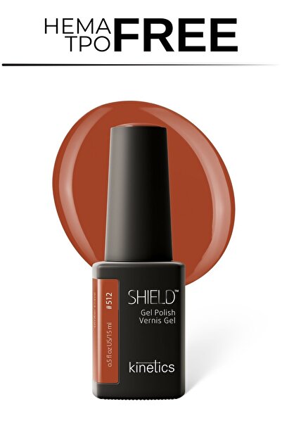 kinetics Shield Gel Polish Kalıcı Oje 15 ml – HEMA ve TPO İçermeyen | Umber C...