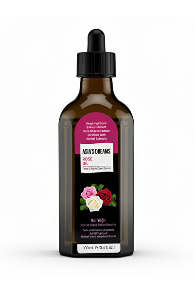 Asia's Dreams سيروم العناية بالوجه والجسم بزيت الورد من آسيا دريمز 100 مل