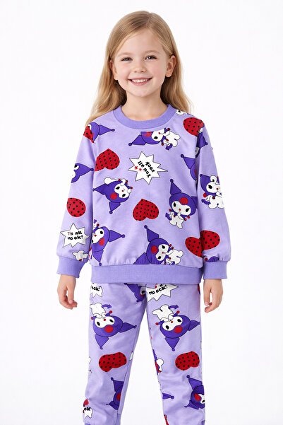 Beka Kids Set de pijamale cu model Kuromi pentru copii