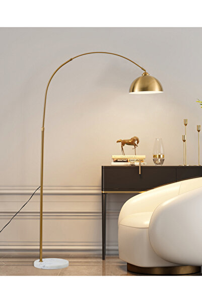 Apliqa Liona Eskitme Kaplamalı Deve Boynu Lambader