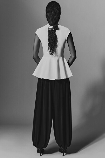 H&M Peplumlu Ponte di Roma Üst