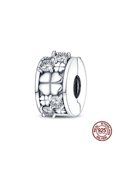 Choice PAC289 Charms 925 Silver Fit Charms 3mm Original Bracelet Four Leaf Cl...