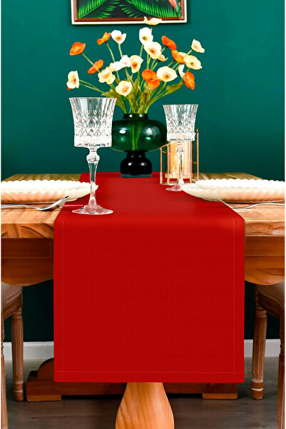 Monolisse Covoraș de podea din pânză rezistentă la lichide și la pete, roșu, ...