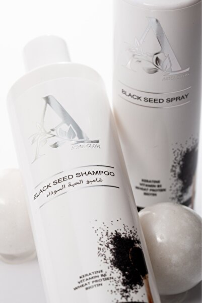 ASMA GLOW شامبو وسبراي بخلاصة الثوم الأسود لتقوية الشعر وتقليل التساقط وتعزيز النمو الصحي