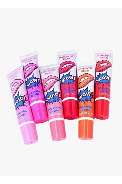 Romantic Bear مجموعة ألوان تاتو ماجيك القابلة للتقشير بستة ألوان