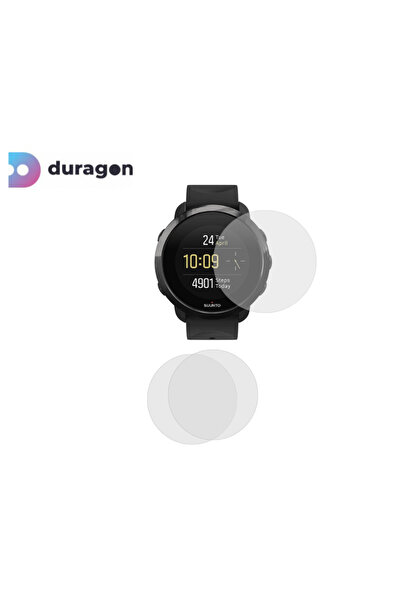 Duragon Set of 3X Duragon silicone film, compatible with Suunto 3 Fitness scr...