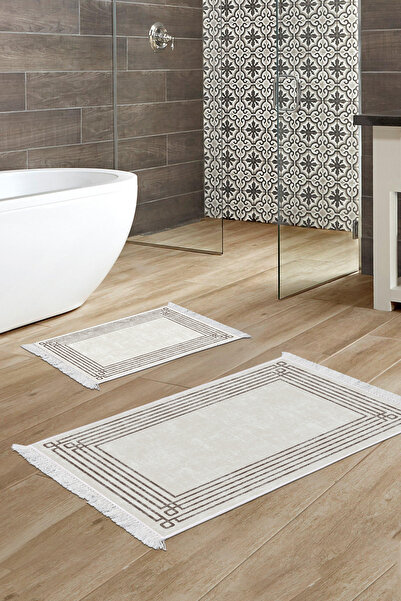 KAYABEY HOME Set covoraș de baie cu bază anti-alunecare Djt 2 piese Trend Fri...