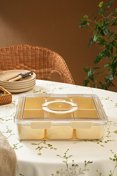 Karaca Suzi 6 Bölmeli Taşınabilir Saklama Kabı