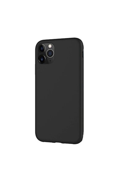 Doty Carcasă pentru iPhone 11 neagră, silicon lichid, iPhone XI Pro Max, dime...