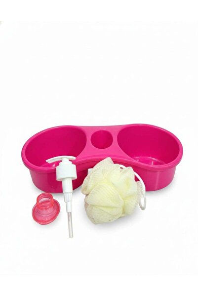 Roomlyne طقم منظم حوض المطبخ من روملين | حامل إسفنجة وصابون بتصميم صحي