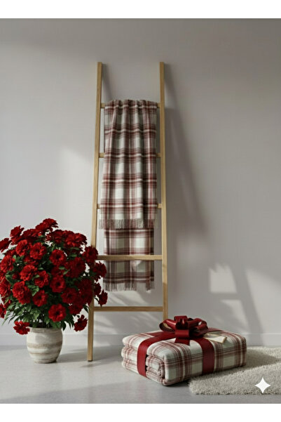 AURA CONCEPTS YUMUŞAK DOKULU ŞIK TV BATTANİYESİ KOLTUK ÖRTÜSÜ SKOÇ EKOSE DESENLİ