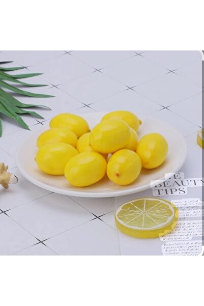 Lotus Hediye YAPAY LİMON 6 LI YAPAY MEYVE