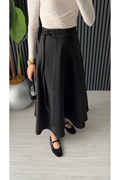 BALCOLLECTİON Tied Scuba Skirt