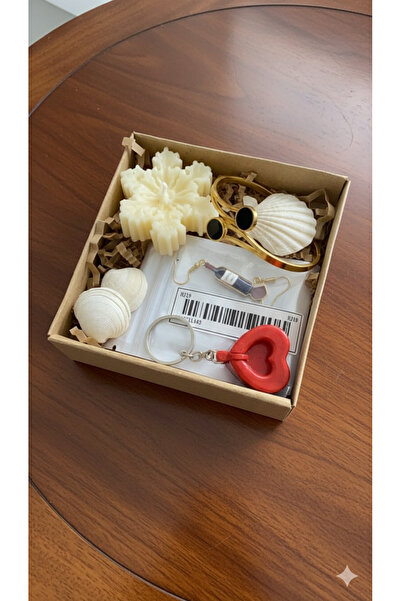 Home Hediye Kutusu Seti | El Yapımı Mumlu Dekoratif Şık Hediye Paketi