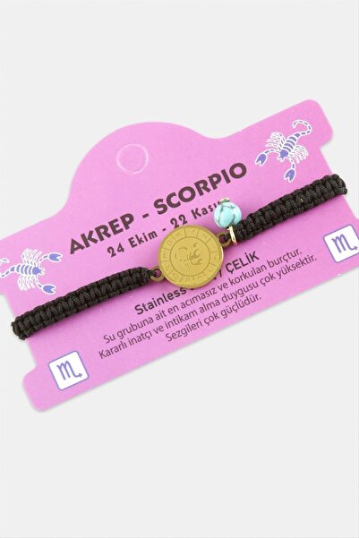 Marsilyan Scorpio Zodiac Steel Bracelet
