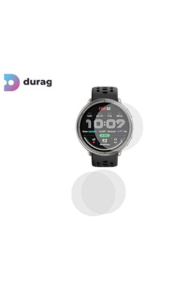 Duragon Set 3X Folie silicon Duragon, compatibila cu Amazfit Active 2 protectie ecran, antisoc