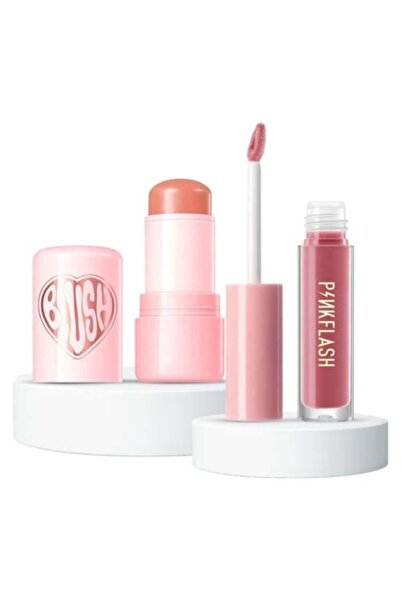 pinkflash مجموعة أحمر الخدود واللمعان