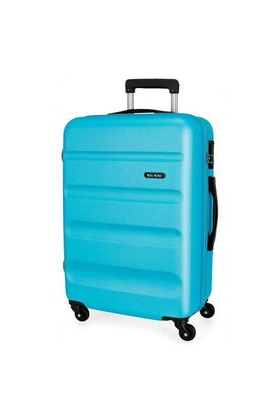 Roll Road Troler mare ABS Flex, albastru deschis, 75x52x28 cm