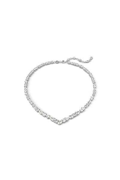 Swarovski Mesmera Kolye, Karışık kesimler, Beyaz, Rodyum kaplama