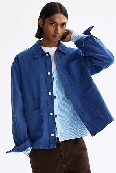 H&M Kanvas Overshirt Gömlek