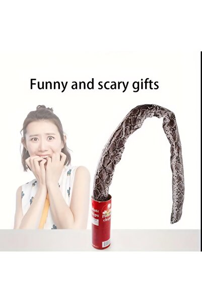 ASLANKAR Cips yiyen yılan çok etkili şaka malzemesi halloween,eğlence, korku, şaka .