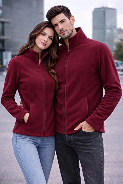 bb butik basic Unisex Shaved Fleece Jacket M5414