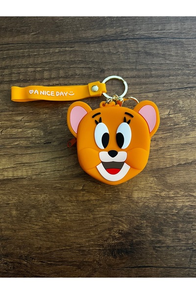 gülümse gel Çocuk Tom Jeri Silikon Cüzdan Bozuk para cüzdanı Çanta Süsü Charm...