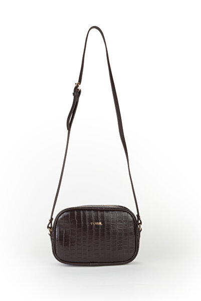 Fossil Kadın Croco Desen Çapraz Çanta