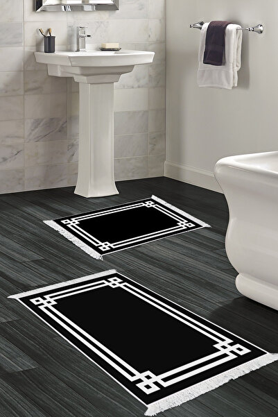 KAYABEY HOME Αντιολισθητική βάση Djt 2 τεμαχίων σετ πατάκι μπάνιου Star Cotto...