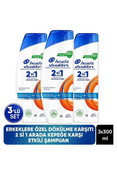 Head & Shoulders 2'si 1 Arada Erkeklere Özel Dökülme ve Kepek Karşıtı Şampuan...