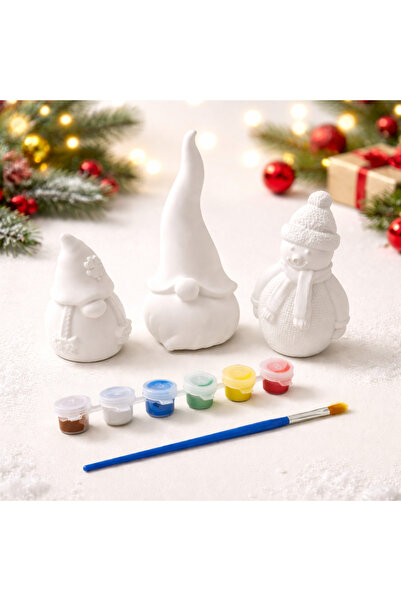 AKANART Akan Art boyama seti, taş boyama, boyama seti beton obje