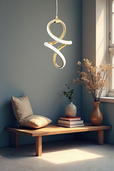 Harnelli Hol Antre Oturma Odası Tekli Ledli Avize