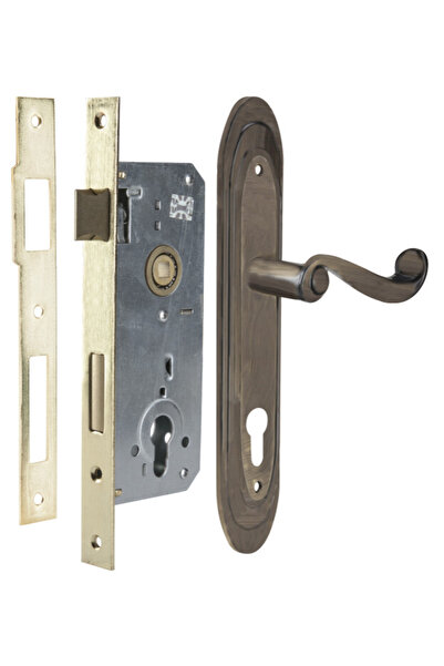 Evotools Cilindru antic din bronz cu încuietoare cu scut 178 mm 85 mm 69 mm