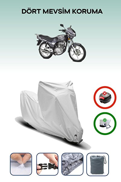 Breen غطاء دراجة نارية متوافق مع Gray Lock متوافق مع Kanuni WindyS 150 LX مقاوم للماء