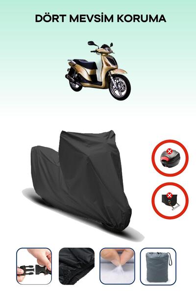 Breen Black Rear Bag Lock Incompatible with Dorado Daphne Compatible Motorcycle Tarpaulin, 4 Seasons