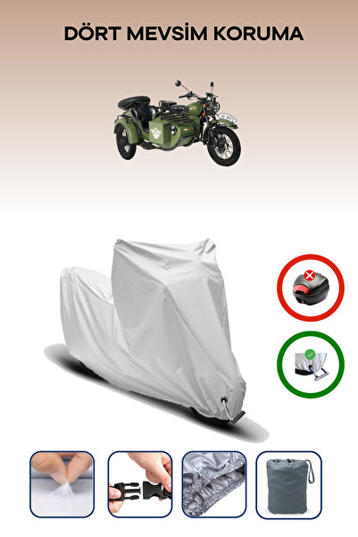 Breen Gray Lock Compatible Rks Side Force Compatible Motorcycle Tarpaulin Waterproof