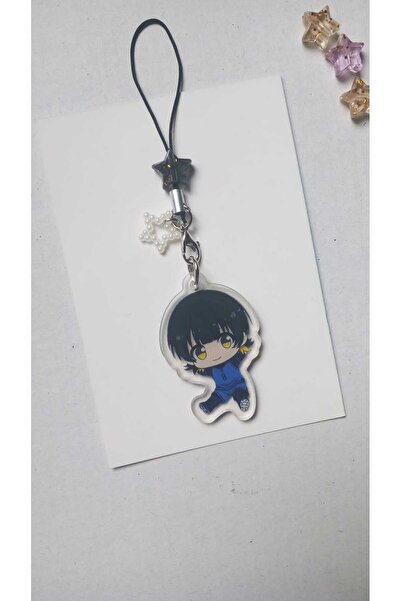 Atölye Moonlit Blue Lock Bachira Telefon Süsü Telefon Askısı Charm