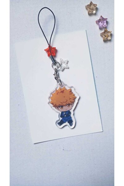 Atölye Moonlit Blue Lock Rensuke Kunigami Telefon Süsü Telefon Askısı Charm