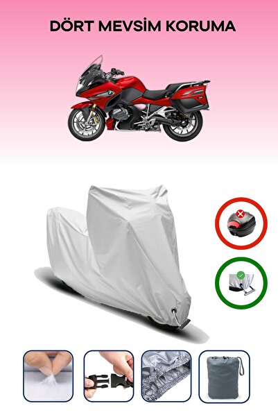 Breen Grey Lock Compatible Bmw R 1250 Rt Compatible Motorcycle Tarpaulin Waterproof