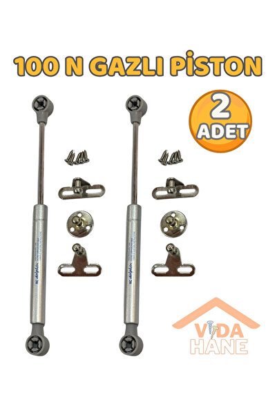Dolphin VİDA HANE 2 ADET GAZLI PİSTON MONTAJ SETİ DAHİL 100N - 27 CM