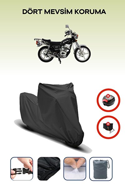 Breen قفل حقيبة خلفية أسود غير متوافق مع مونديال 125 كيه تي، قماش دراجة نارية متوافق، 4 مواسم