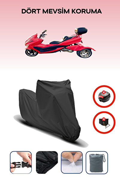 Breen Black Rear Bag Lock Incompatible Bumoto/Jinling Forewer Gt 250 Compatib...