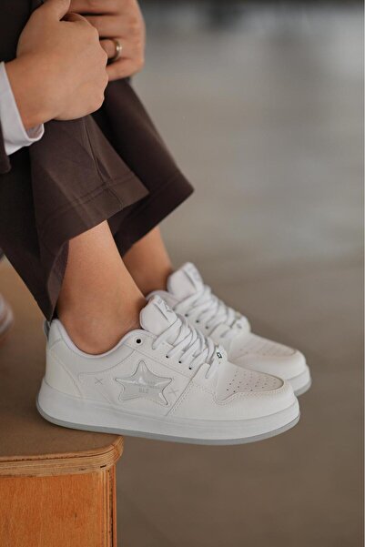 Elvin Shoe Women's White Sneaker Daily Comfortable Sports Shoes 051