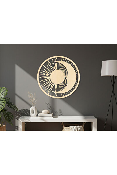KEYWEL Güneş Ay Desenli Tablo | Dekoratif Modern Tablo