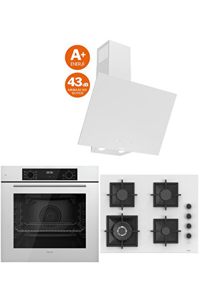 Ferre ICON PLUS 65 SERİSİ 3LÜ CAM ANKASTRE SET (QBL63CB-SC406-D078-SA)