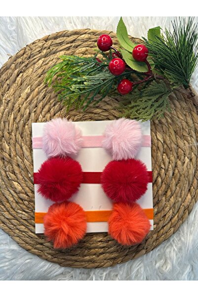 Thalia E-Store 3-Piece Pompom Bandana Set