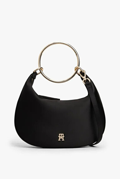 Tommy Hilfiger Kadın Bright Bracelet Hobo Metal Halka Saplı Saten Omuz Çantas...