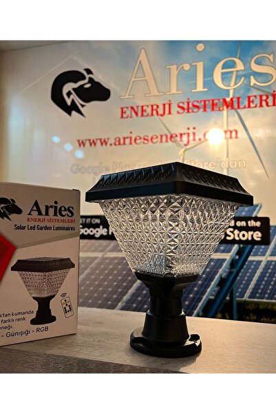 ARİES ENERJİ Ariess Aries Güneş Enerjili Kumandalı Profesyonel Set Üstü Aydınlatma